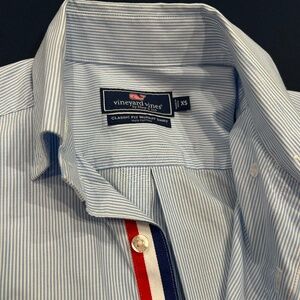 Vineyard Vines Classic Fit Murray Shirt Blue Stripe Button Down Men’s XS